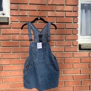 NWT Denim Overall miniskirt